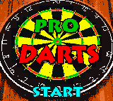 Pro Darts Title Screen